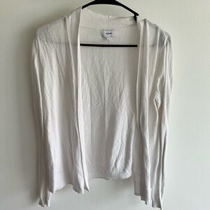 White Open Front Cardigan old navy size medium